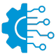 Blue gear icon new