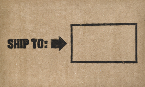 cardboard printing on cardboard box example 