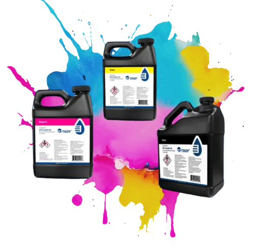 TROY industrial ink color splatter 