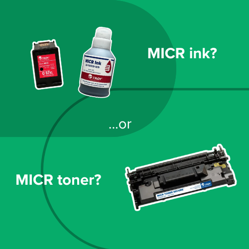 MICR Ink or MICR Toner
