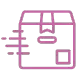Pink box icon