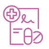 Pink pharmacy icon