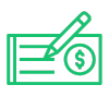 Green Cahsier's Check Icon 
