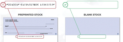 blank check stock comparison