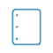 Stapled paper icon